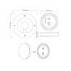 315359 3 ovladac dimled ov sk1 rgbw bily