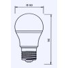 LED žárovka E27 SA 360° (Barva světla Denní bílá, Výkon 6W)