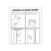 SMART Černé LED moderní nástěnné svítidlo strip 30W P 100cm/8cm IP20 CCT