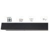 315957 5 smart cerne led moderni nastenne svitidlo strip 45w z 150cm 8cm ip20 cct