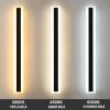 Černé LED moderní nástěnné svítidlo strip 70W P 240cm/8cm IP65 CCT