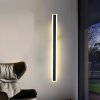 Černé LED moderní nástěnné svítidlo strip P 150cm/8cm s čidlem