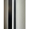 Černé LED moderní nástěnné svítidlo strip P 150cm/8cm s čidlem