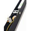 Černé LED moderní nástěnné svítidlo strip Z 60cm/8cm s čidlem