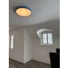 Modrý designový LED panel kulatý (Barva světla Denní bílá, Výkon 24W 400mm)