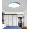 Modrý designový LED panel kulatý (Barva světla Denní bílá, Výkon 24W 400mm)