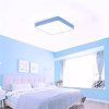 Modrý designový LED panel hranatý (Barva světla Denní bílá, Výkon 24W 400x400mm)