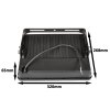 317864 2 led reflektor fb100w cerny tepla bila