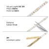 324293 2 led pasek cri 300 vnitrni tepla bila 12v