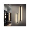 Černé LED moderní nástěnné svítidlo strip 70W 240cm/9cm IP65 4500K