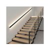 Černé LED moderní nástěnné svítidlo strip 70W 240cm/9cm IP65 3000K