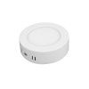 324614 stmivatelny bily kruhovy prisazeny led panel 120mm 6w denni bila