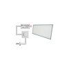 324662 2 stmivatelny stribrny podhledovy led panel 300x600mm 30w studena bila