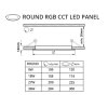 325264 2 led panel 24v 9w rgbcct 24kb9 kulaty