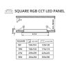 325282 2 led panel 24v 27w rgbcct 24hb27 ctverec