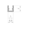 325342 3 led profil p4 4 mini cerny profil bez krytu 1m