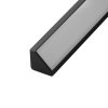 325411 6 led profil r6c cerny rohovy 16 16 profil bez krytu 2m