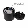 325664 1 led svitidlo alexo 9w cct kulate cerne stropni