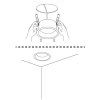 325709 4 led podhledove svitidlo zeno 8w cct cerne