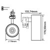 325883 2 listove svitidlo treko cct 26w cerne