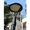 LED parkové svítidlo na stožár Hermoso 60W IP66 — reálná instalace