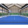 LED lineární svítidlo pro padelové kurty Luster Padel 60W — reálná instalace