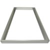 4399 6 stribrny led panel s rameckem 600x1200mm 75w denni bila