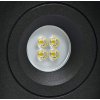 181907 1 cerny led reflektor 10w studena bila