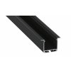 AL-PROFIL INDILEDA BLACK (10-0205) (Délka 1M)