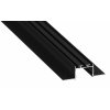 AL-PROFIL AKIN BLACK LACQUERED (10-1415) (Délka 2M)