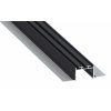 AL-PROFIL AKIN ROCK ANTHRACITE LACQUERED (10-1419) (Délka 1M)