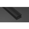 CV-PROFIL SLIM v2 PMMA BLACK (11-2237) (Délka 1M)