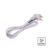 Prodlužovací kabel se zasuvkami FX3 2m Bílá (Barva těla Černá, Délka 3m)