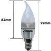 Svíčka LED žárovka E14 SE240 (Barva světla Denní bílá, Výkon 3W)