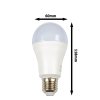 LED žárovka RGBW E27 360° RGB (Barva světla RGB, Barva těla Teplá bílá, Zdroj 5W)