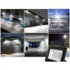 380 cerny led reflektor 12v ac dc 10w denni bila