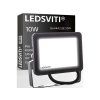 381 cerny led reflektor 24v ac dc 10w denni bila