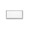 4378 1 stribrny podhledovy led panel 300x600mm 24w denni bila