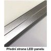4378 21 stribrny podhledovy led panel 300x600mm 24w denni bila