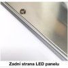 4378 8 stribrny podhledovy led panel 300x600mm 24w denni bila