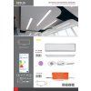 4387 11 stribrny podhledovy led panel 300x1200mm 45w denni bila