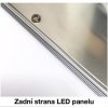 Stříbrný podhledový LED panel 300x1200mm 45W denní bílá