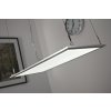 Stříbrný závěsný LED panel 300x1200mm 45W denní bílá