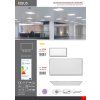 4396 4 stribrny podhledovy led panel 600x1200mm 75w denni bila