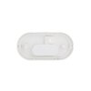 4559 7 bile ovalne led svitidlo 18w denni bila