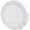 5006 1 led panel 6w prisazeny kulaty 115mm tepla bila