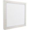 Matný chrom vestavný LED panel 90x90mm (Barva světla Teplá bílá, Stmívatelnost Nestmívatelný, Výkon 3W)