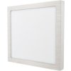 Matný chrom vestavný LED panel 90x90mm 3W denní bílá