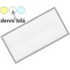 Stmívatelný stříbrný vestavný LED panel 600x1200mm 72W denní bílá