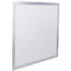 stříbrný vestavný LED panel 600x600mm (Barva světla Teplá bílá)